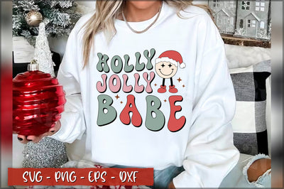Holly jolly babe SVG SVG Shetara Begum 