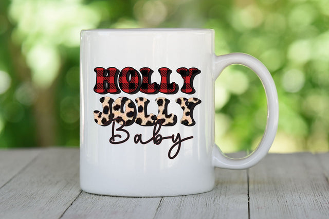 Holly Jolly Baby Sublimation SVGista 