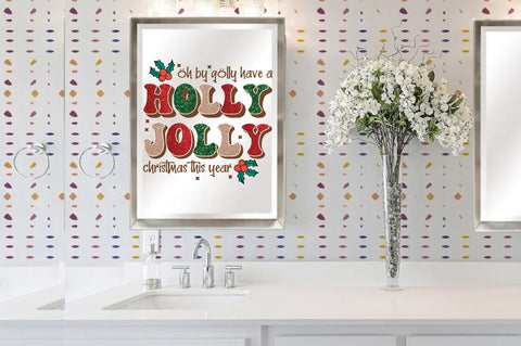 Holly Jolly Christmas Sublimation Sublimation Jagonath Roy 