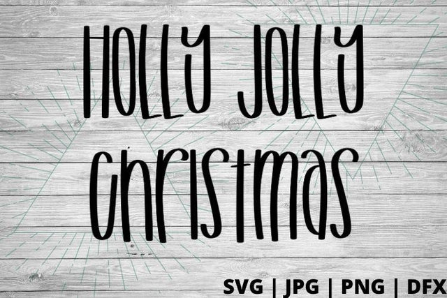 Holly jolly Christmas SVG Good Morning Chaos 