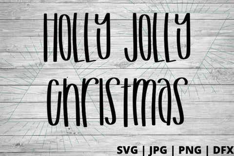 Holly jolly Christmas SVG Good Morning Chaos 