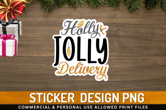 Holly jolly delivery Sublimation PNG Sublimation Regulrcrative 