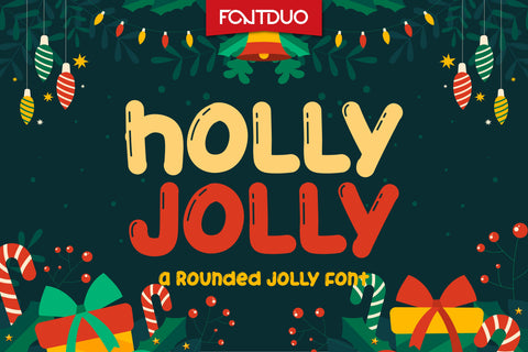 Holly Jolly Font FontDuo 