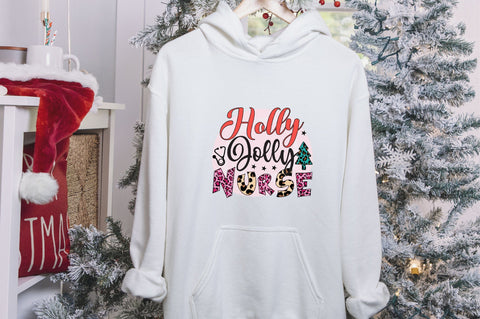 Holly Jolly Nurse Sublimation SVGArt 