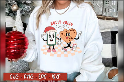 Holly jolly soul Retro SVG SVG Shetara Begum 