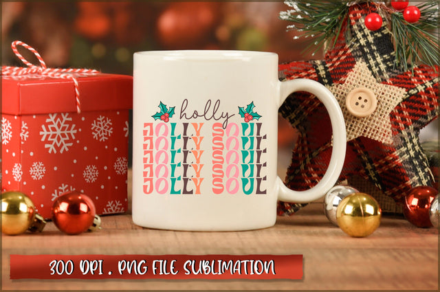 Holly jolly soul Sublimation SVG Shetara Begum 