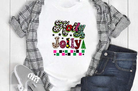 Holly Jolly Sublimation SVGArt 