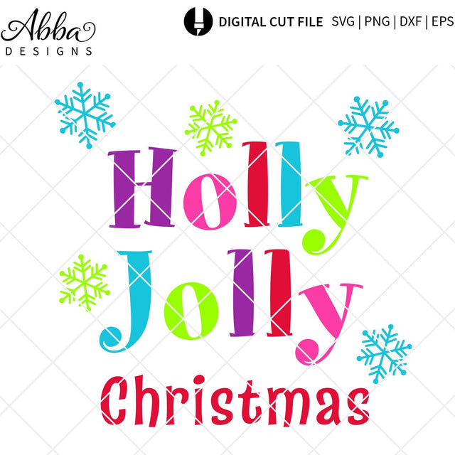 Holly Jolly SVG Abba Designs 