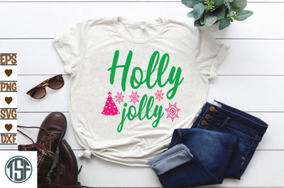 Holly jolly SVG thesvgfactory 