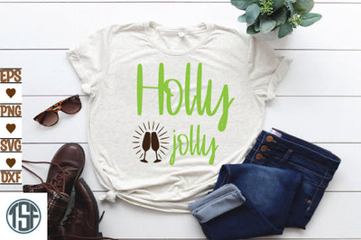 Holly jolly SVG thesvgfactory 