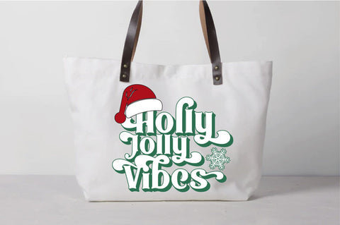 Holly Jolly Vibes svg design SVG Creativeart88 