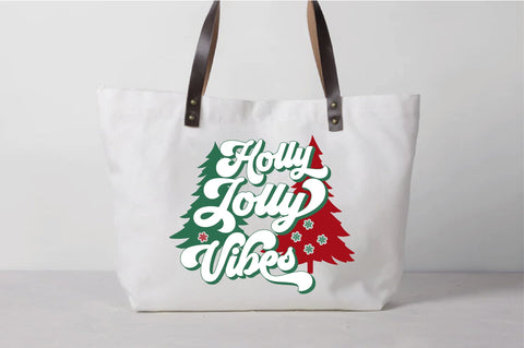 Holly Jolly Vibes svg design SVG Creativeart88 