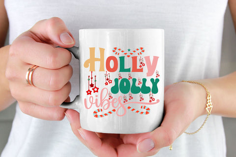 Holly jolly vibes SVG Design SVG Regulrcrative 