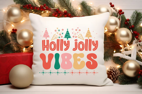 Holly jolly vibes SVG Design SVG Regulrcrative 