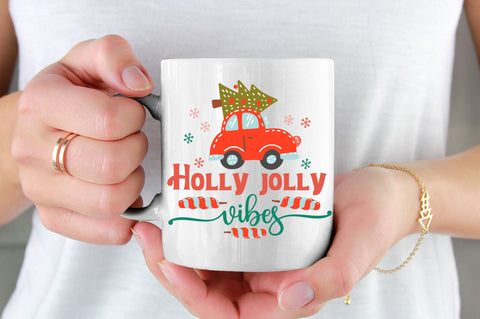 Holly jolly vibes SVG Design SVG Regulrcrative 