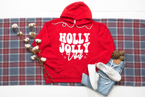 Holly Jolly Vibes SVG | Retro Christmas SVG SVG CraftLabSVG 