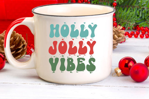 Holly Jolly vibes SVG SVG DESIGNISTIC 