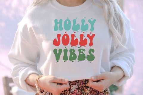 Holly Jolly vibes SVG SVG DESIGNISTIC 