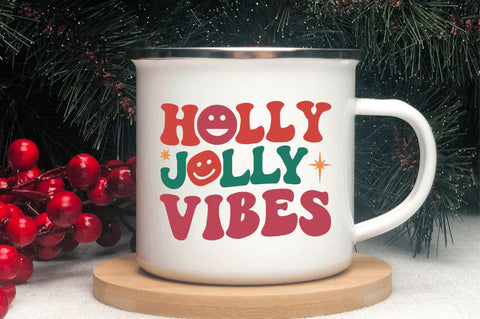 Holly jolly vibes SVG SVG Regulrcrative 