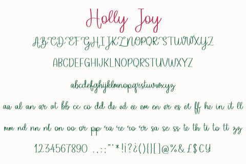 Holly Joy Font Sunday Nomad 