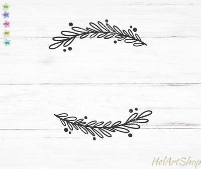 Holly wreath svg SVG _HelArtShop_ 
