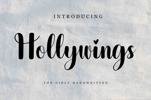 Hollywings Font LetterdayStudio 