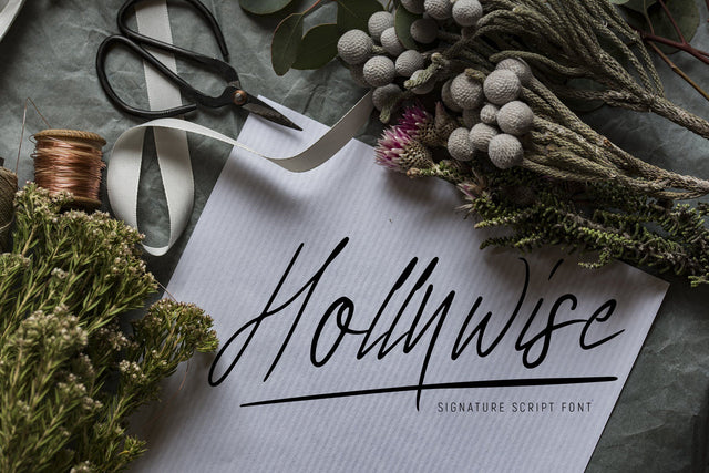 Hollywise - Signature Script Font Font StringLabs 
