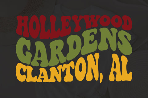 Hollywood cards clanton,al svg wavy style svg, EPS PNG Cricut Instant Download SVG Fauz 