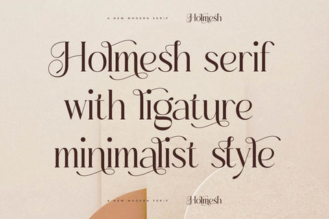 Holmesh Typeface Font Storytype Studio 