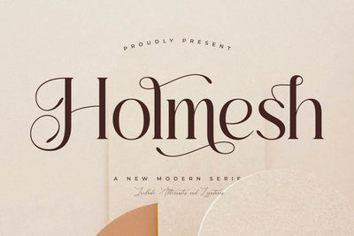 Holmesh Typeface Font Storytype Studio 