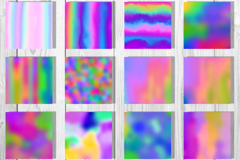 Holographic Backgrounds Digital Pattern Natasha Prando 