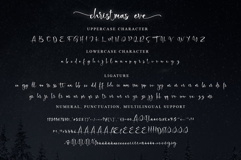 Holy Christmas Eve Font Letterara 