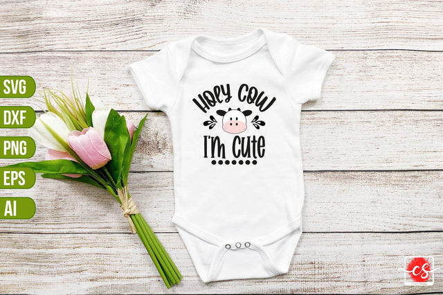 Holy Cow I'm Cute SVG SVG shah alam 