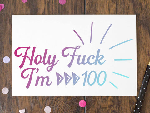 Holy Fuck I'm 20 30 40 50 60 70 80 90 100 Adult Birthday SVG Design Bundle | So Fontsy SVG Crafting After Dark 