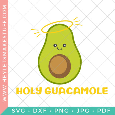 Holy Guacamole SVG Hey Let's Make Stuff 