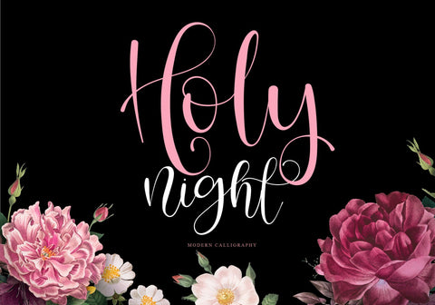 Holy Night Font BB Digital Arts 