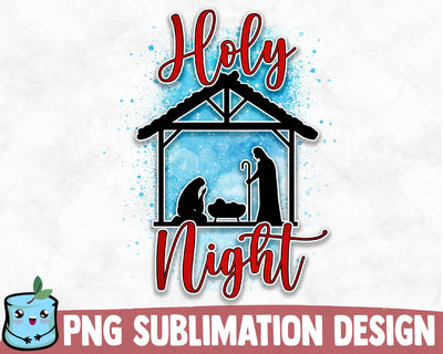 Holy Night Sublimation Design Sublimation MintyMarshmallows 
