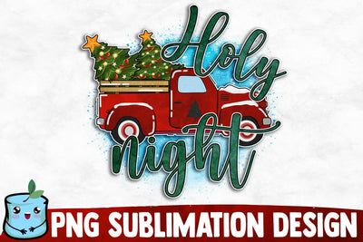 Holy Night Sublimation Design Sublimation MintyMarshmallows 