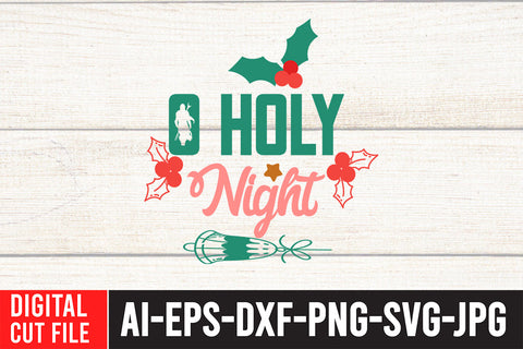 Holy Night SVG Cut File SVG BlackCatsMedia 