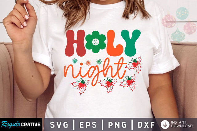 Holy night SVG Design SVG Regulrcrative 