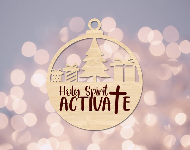Holy Spirit Activate Laser SVG SVG HappyDesignStudio 
