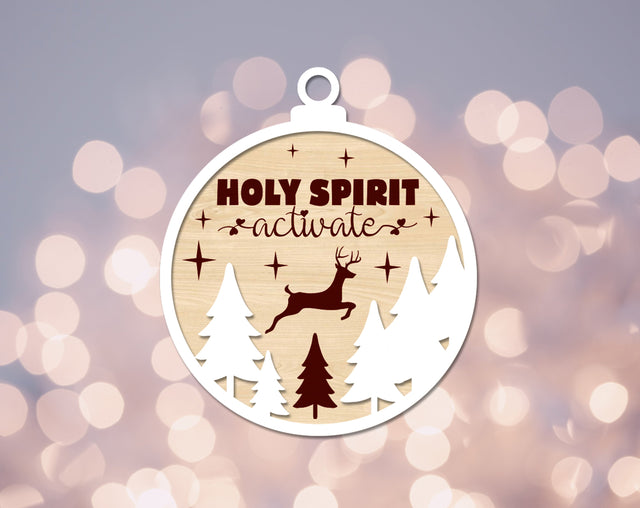 Holy Spirit Activate Laser SVG SVG HappyDesignStudio 