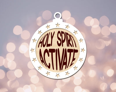 Holy Spirit Activate Laser SVG SVG HappyDesignStudio 