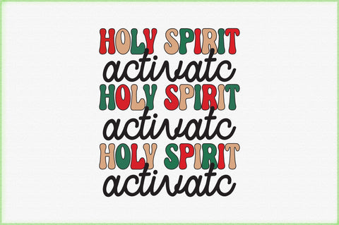 Holy Spirit Activate svg design SVG Creativeart88 
