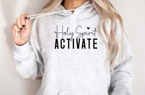 Holy Spirit Activate SVG, PNG, Funny Christian Instant Download, Funny Viral Quote, Mom Life Shirt Design, Jesus Png, Religious Faith svg SVG MD mominul islam 