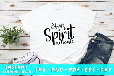 Holy Spirit Activate SVG SVG HappyDesignStudio 