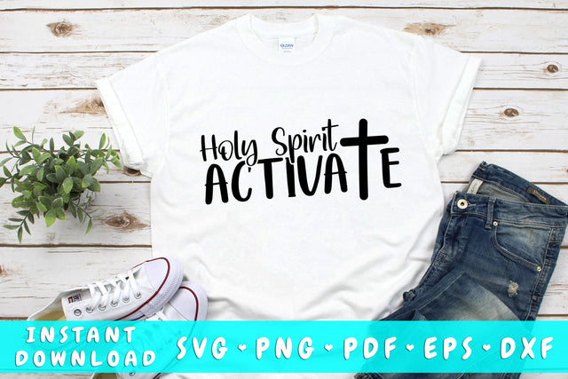 Holy Spirit Activate SVG SVG HappyDesignStudio 