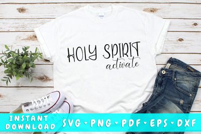 Holy Spirit Activate SVG SVG HappyDesignStudio 