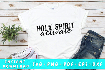 Holy Spirit Activate SVG SVG HappyDesignStudio 