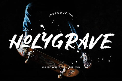 Holygrave Handwritten Brush Font Creatype Studio 
